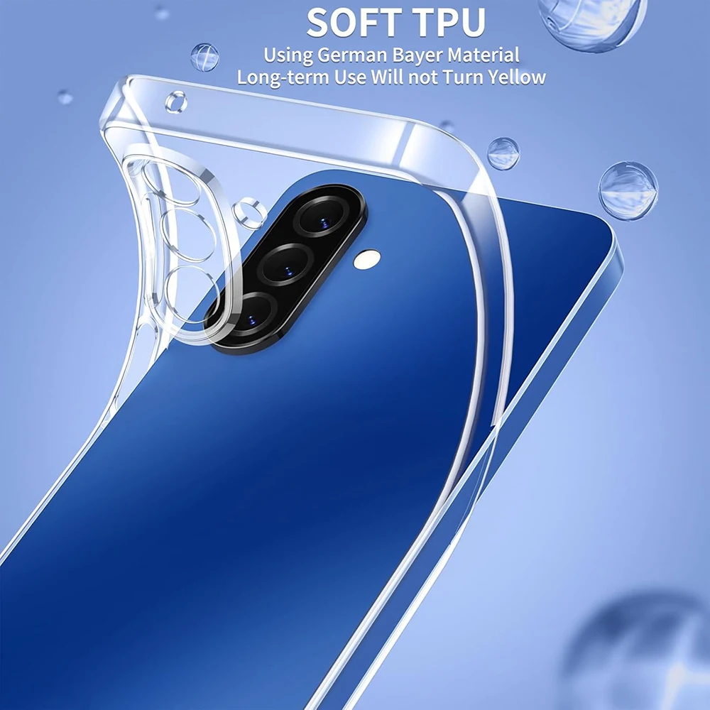 Ultra Thin Shockproof Transparent TPU Clear Case - 2026 New Release