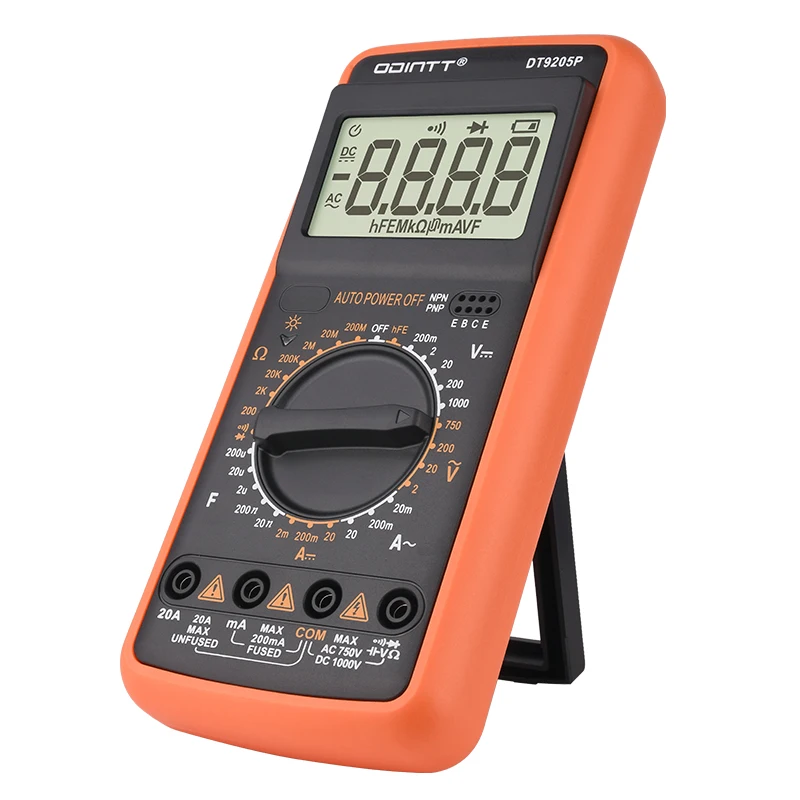 Dt9205p New Digital Multimeter 2000 Counts Ac Dc Voltage Meter Ammeter