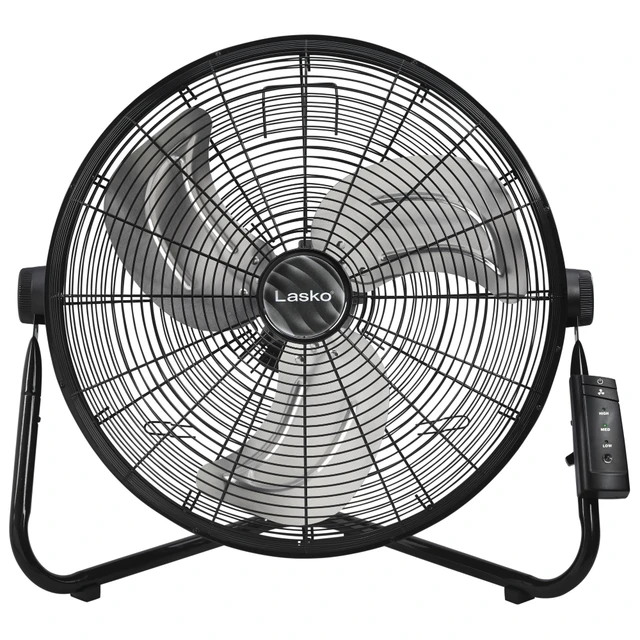 Lasko 20 Pivoting High Velocity Floor Fan with Wall Mount Option and  Remote, H20685 - AliExpress