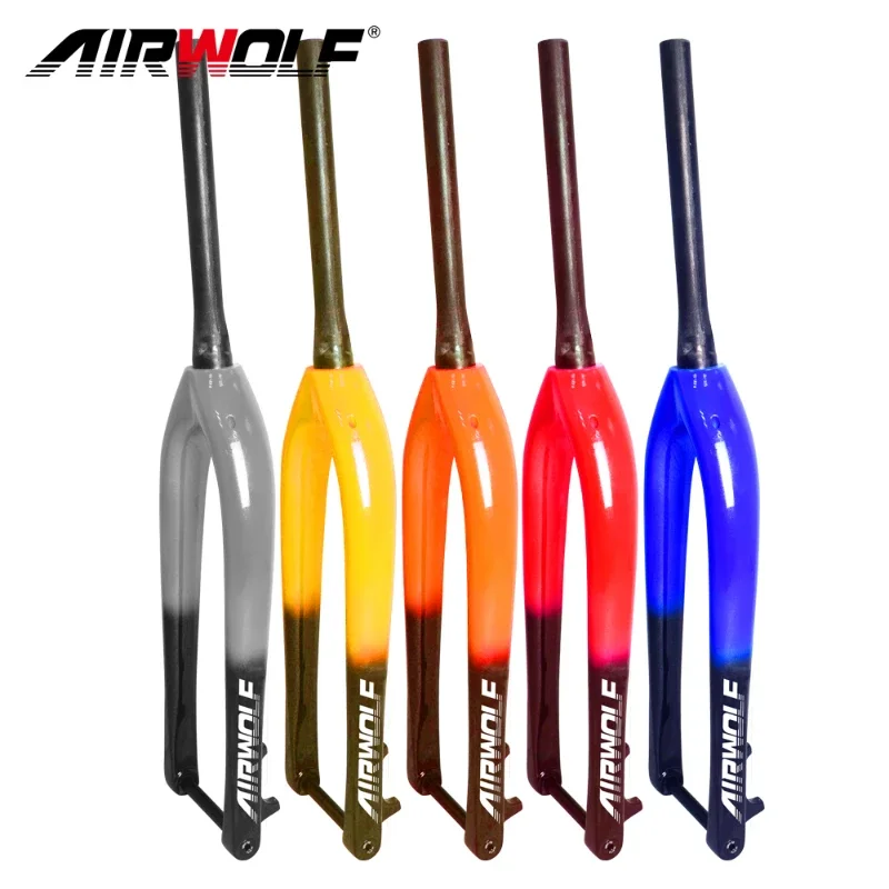 

AIRWOLF Mountain Carbon Fork 29er Carbon MTB Fork Bicycle Fork Tapered Thru Axle 110x15mm Mountain Bike Fork Disc 160mm