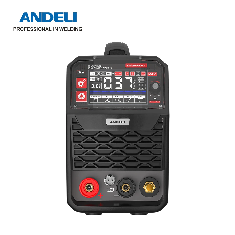 ANDELI 110/220V TIG Welding Machine HF TIG Pulse MMA Clean Cold Welding IGBT Inverter ARC Welder 4 in 1 Multiprocess Welder