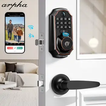 Smart Lock with Camera & Doorbell 5-in-1 Keyless Entry 1