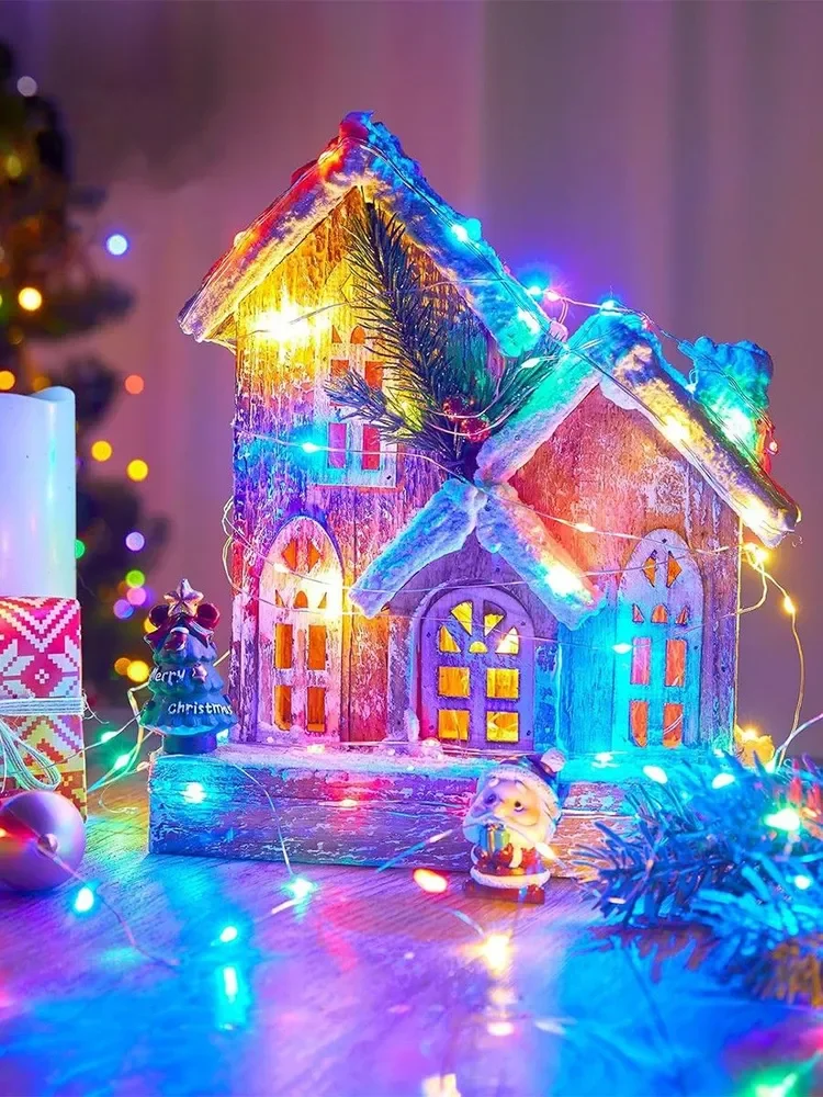 USB LED String Lights Copper Silver Wire Garland Light Waterproof Fairy Lights For Christmas Wedding Party Decorative