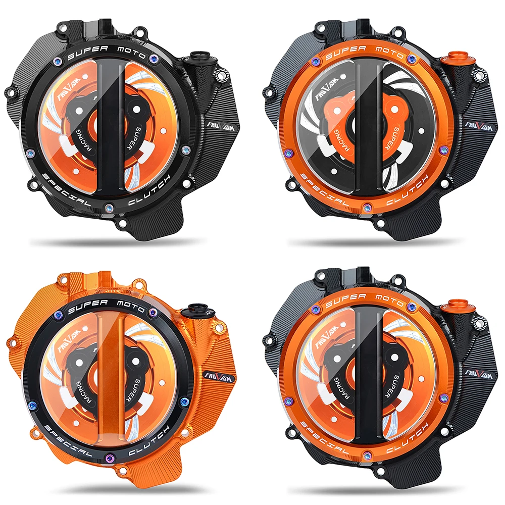 

Прозрачная крышка сцепления для KTM Duke 790 890 Adventure ADV R 2020 2021/Защитная крышка двигателя мотоцикла для KTM Duke790 Duke890