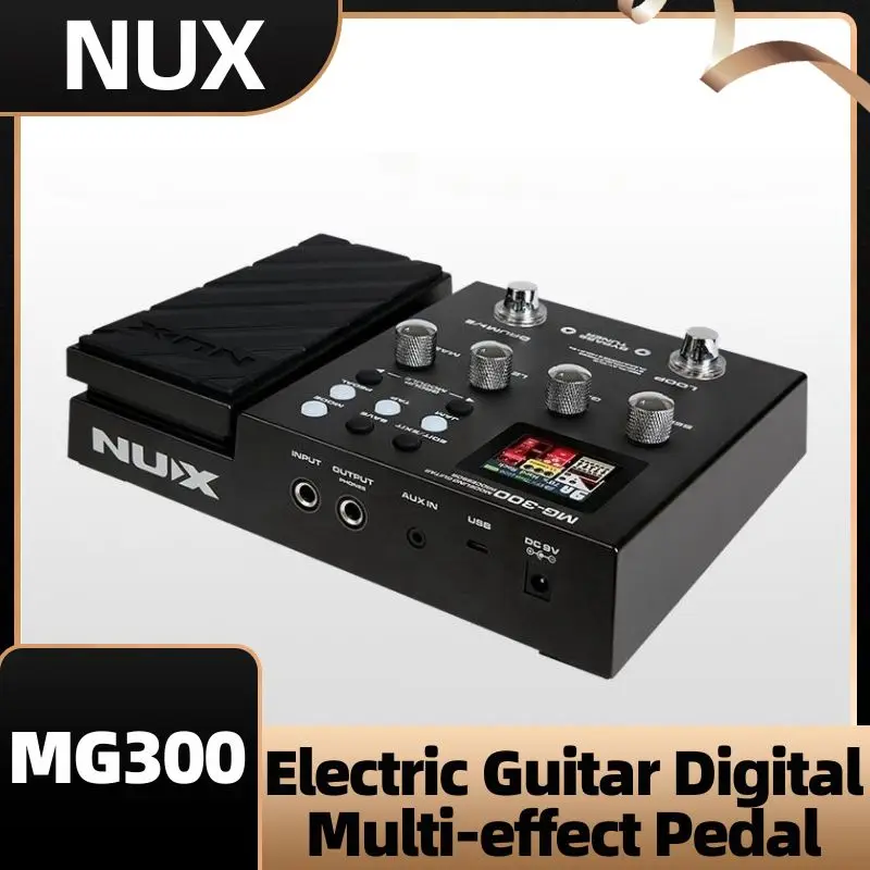 

NUX MG300 Electric Guitar Digital Integrated Effector Distortion Drum Delay LOOP Recording Effector for Guitar
