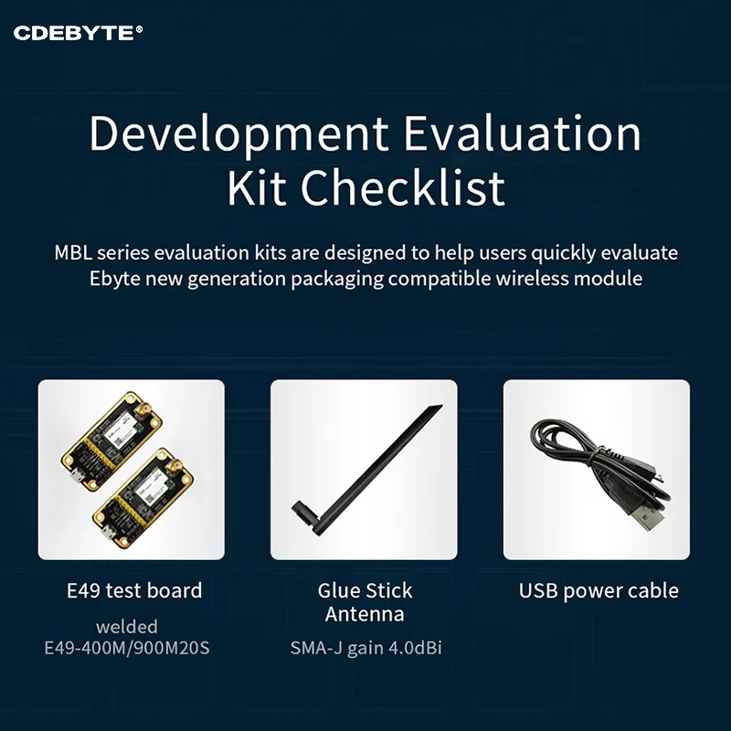 CMT2300A 868/915MHz 무선 모듈 테스트 보드 CDEBYTE E49-900MBL-01 사전 납땜 E49-900M20S USB 인터페이스 테스트 키트 간편한 사용
