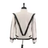 Role-player Michael Jackson Costumes Thriller Jacket White Leather MV show Imitation Retro Halloween Christmas 3