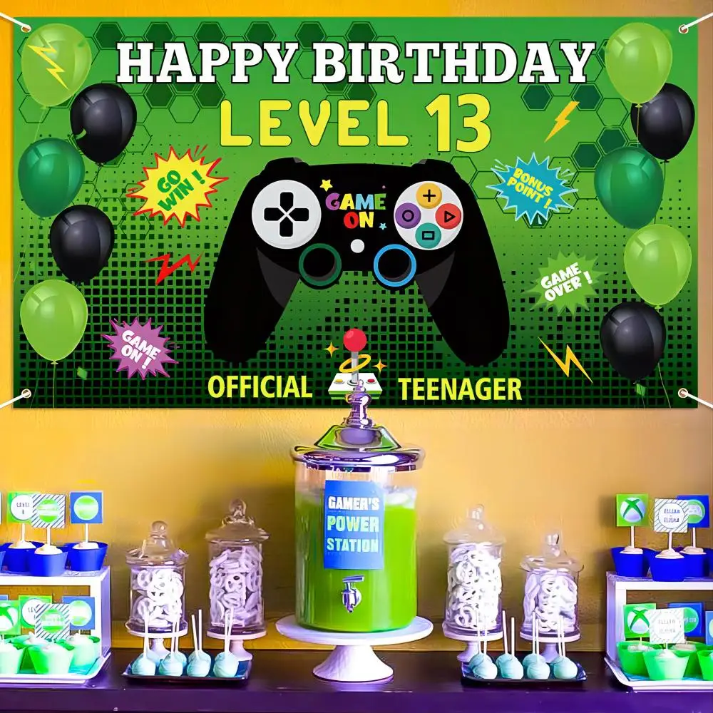 Decorazioni Per Feste Di Compleanno A Tema Videogiochi, Feste Di - Foto 8
