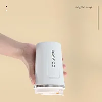 Portable 304 Stainless Steel Coffee Cup 380ml/510ml Vacuum Double-layer Insulated Cup Sealed Leak-proof Mug Outdoor Coffee Cup 4