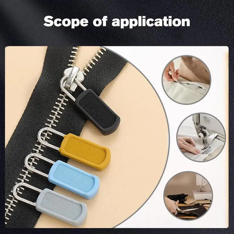 Detachable Clothes Zipper Pull 20X Replacement Zipper Repair Kit Case Replacement Removable No Tools Required For Bag