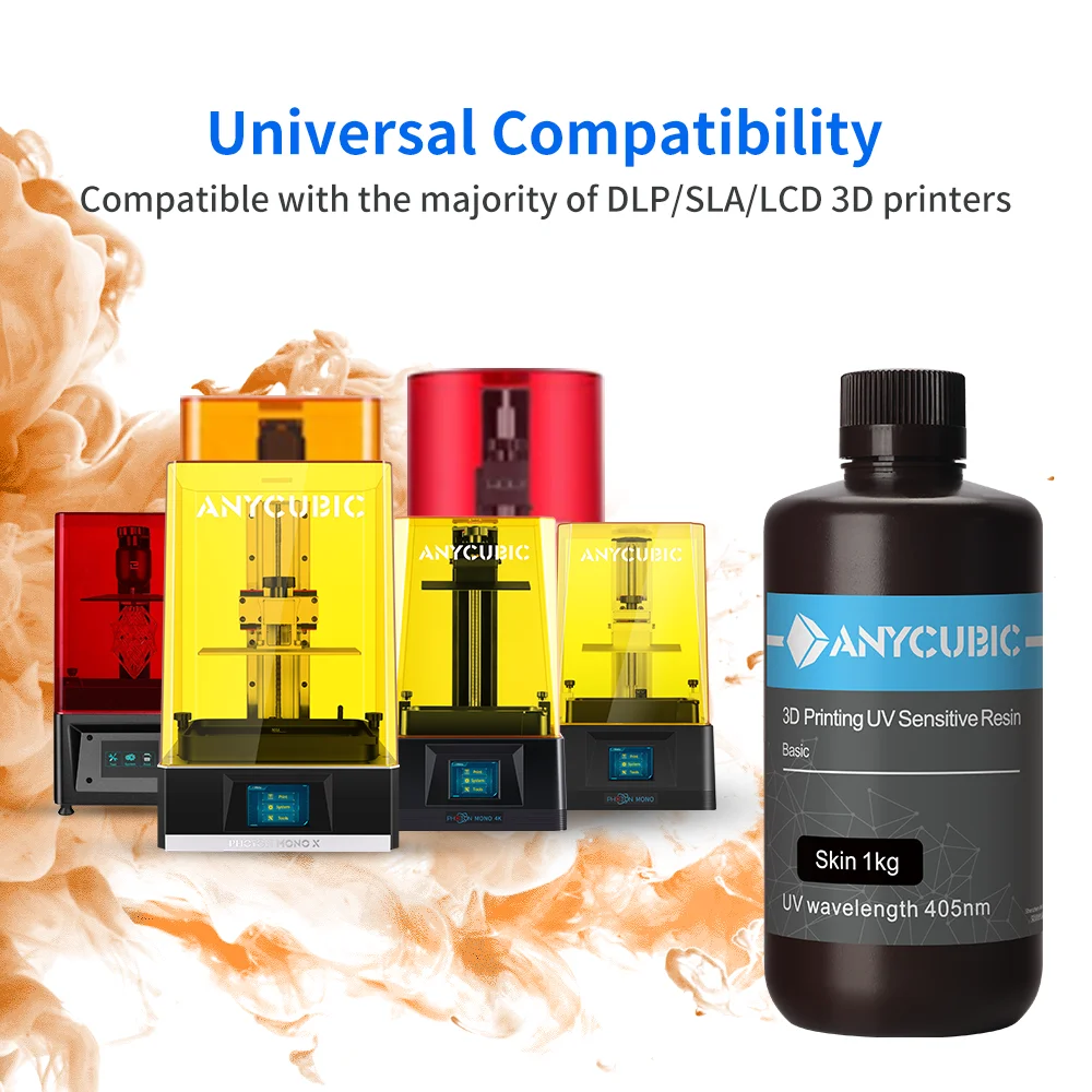 Anycubic-uv Resina Sensível Alta Precisão Cura Rápida Impressora Lcd 3d Materiais de Impressão Photon Mono x - Imagem 3