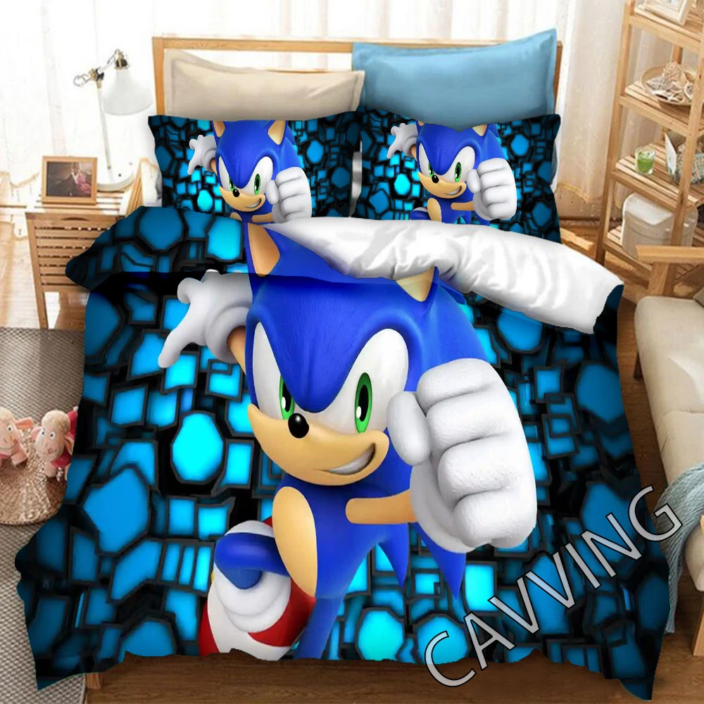 Cartoon Hedgehogs 3D Printed Bedding Set Duvet Covers & Pillow Cases Comforter Bedding Set Bed Linen( US Sizes/EU Sizes/AU Sizes