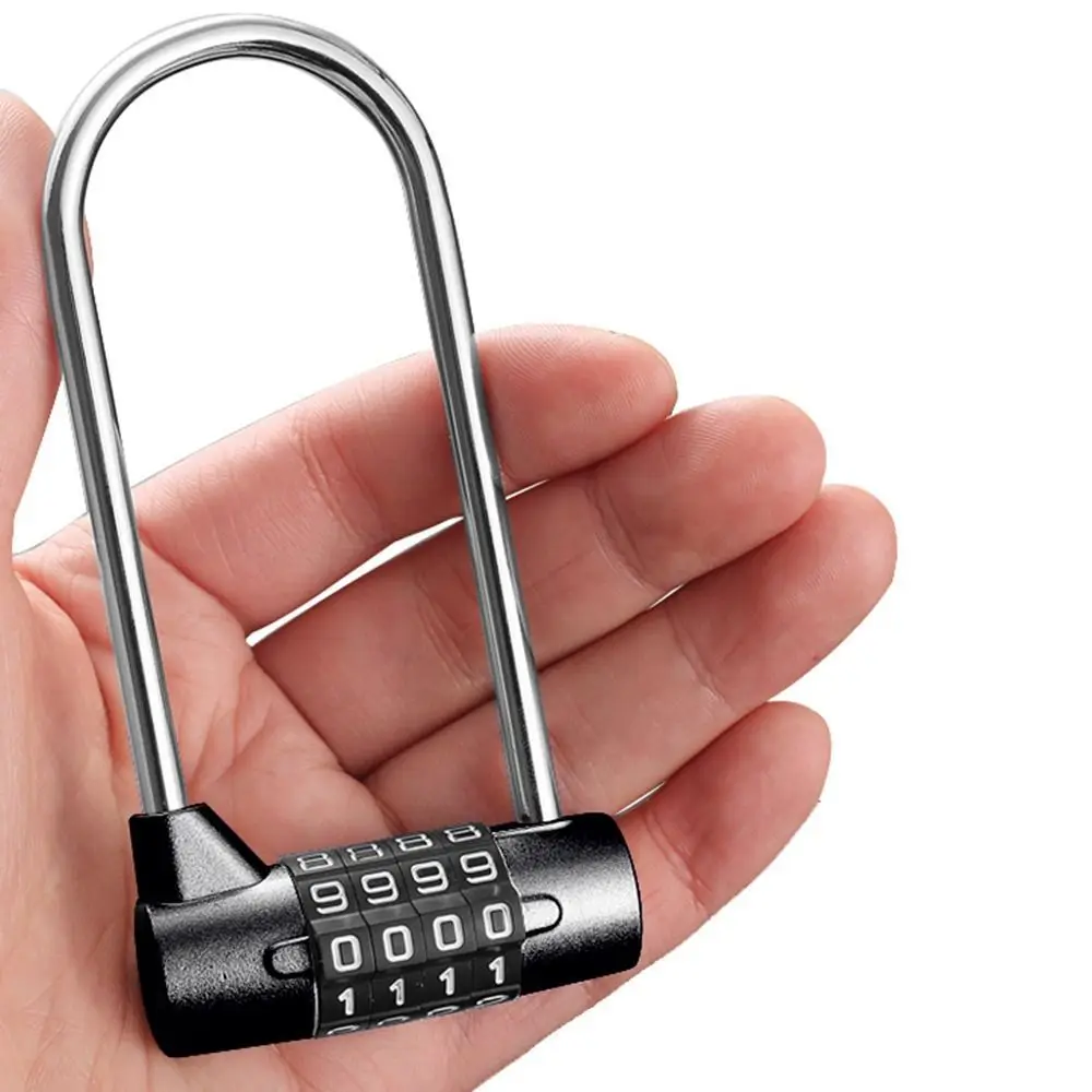 Lengthened Shackle Lock 4 Digit combination lock Anti-Theft Travel Suitcase Luggage Code Security Tools Hardware