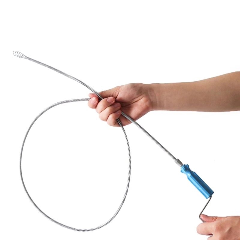 Drain Clog Removal Tool Sewer Toilet Clean Plunger Unblocker Plumbing Snake Drain Auger Hair Clog Remover Easy to Use