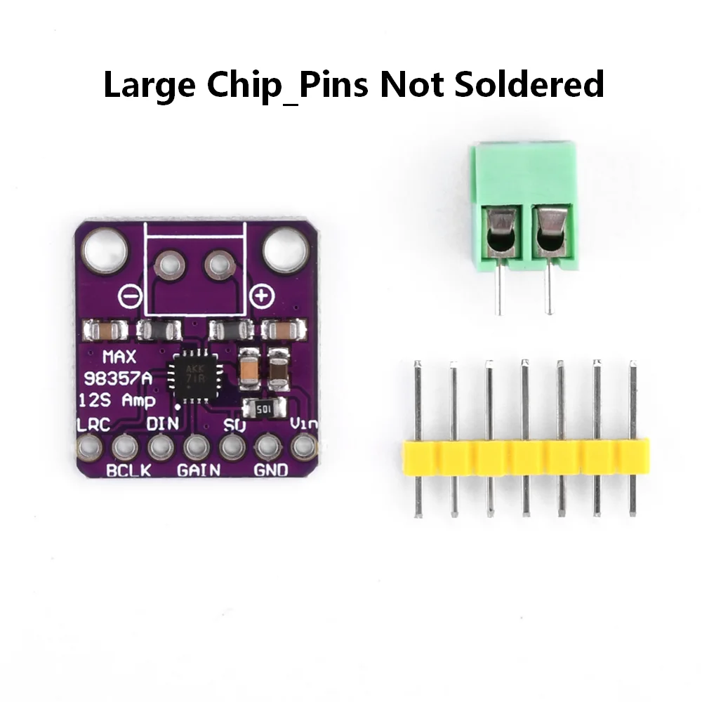 1/10 Stück MAX98357 I2S 3W Klasse-D-Verstärker Breakout-Port DAC-Decoder-Modul Filterloses Verstärkermodul für Raspberry Pi Esp32 – Detail 8