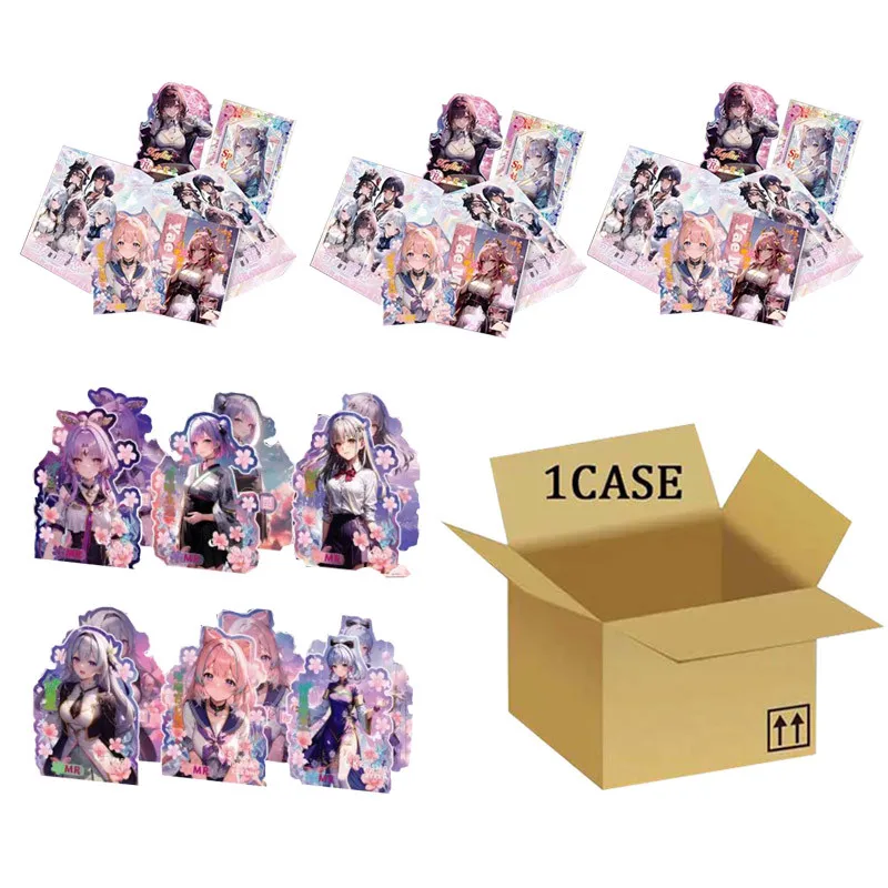 

Wholesales Goddess Story Collection Cards Wakawaka Fantasy Love Alien Card Complete Set Box Anime Playing Acg Cards