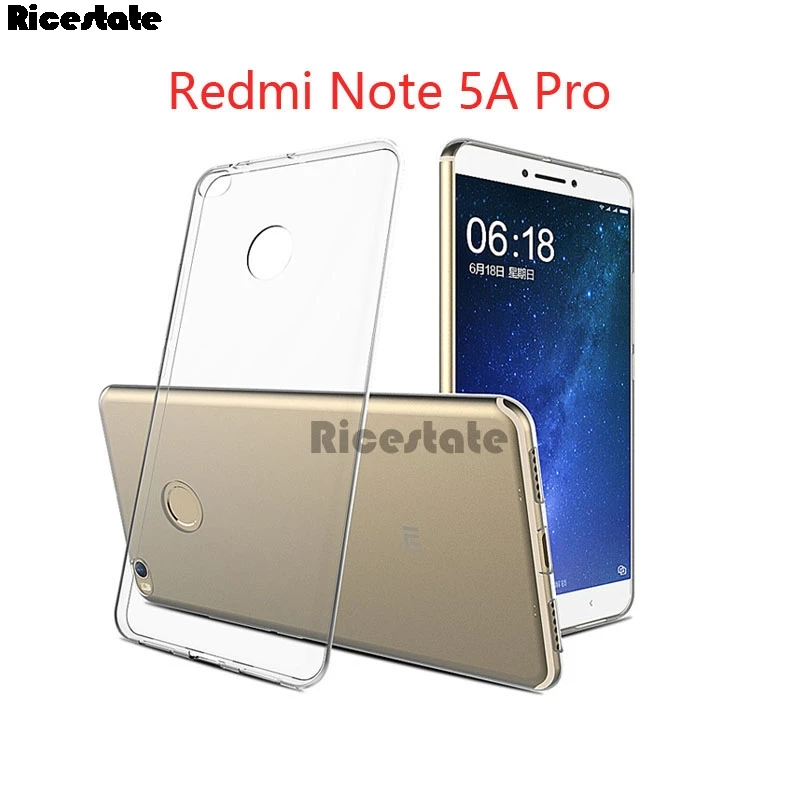 For Xiaomi Redmi Note 5A Ultra-thin transparent Clear TPU Cover