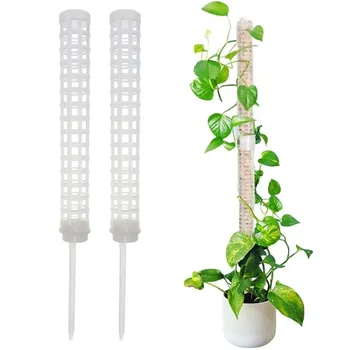 Plant Trellis Supporting Stick Plastic Moss Pole Indoor Plant Pot stand Green Dill Vine Garden Accessories