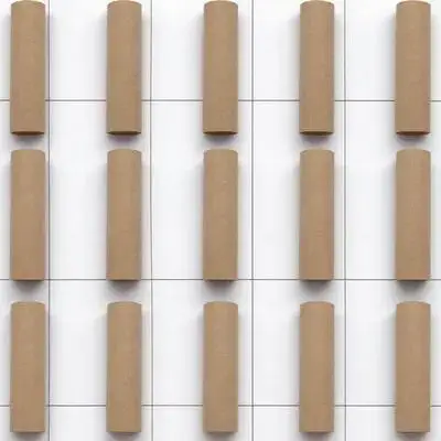 15개 크라프트 종이 롤 튜브, DIY 공예 제작, 어린이 미술 프로젝트, 가정 학습용 판지 튜브