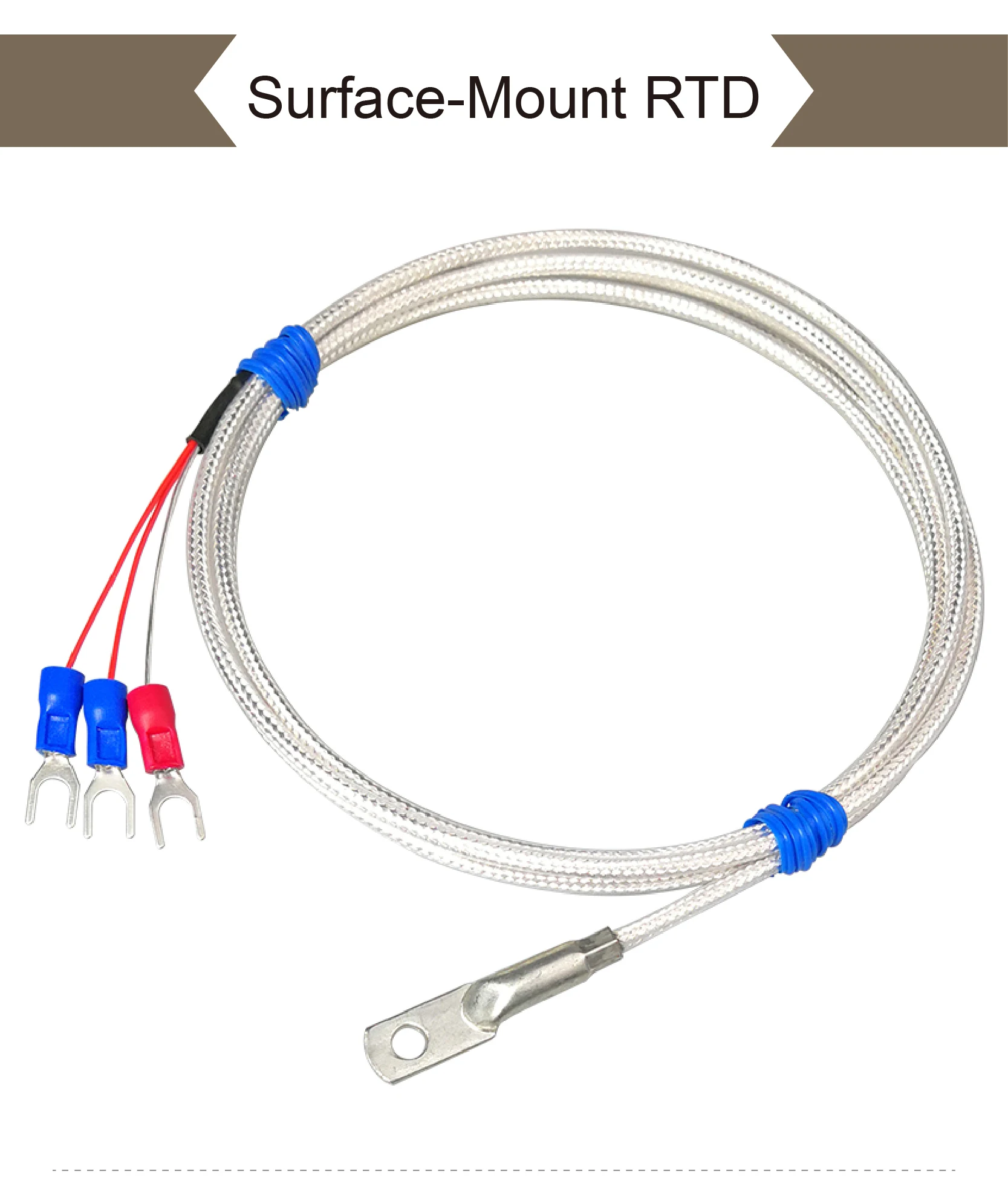 Adhesive Surface-Mount RTD PT100 Waterproof Temperature Sensor Industrial Probe