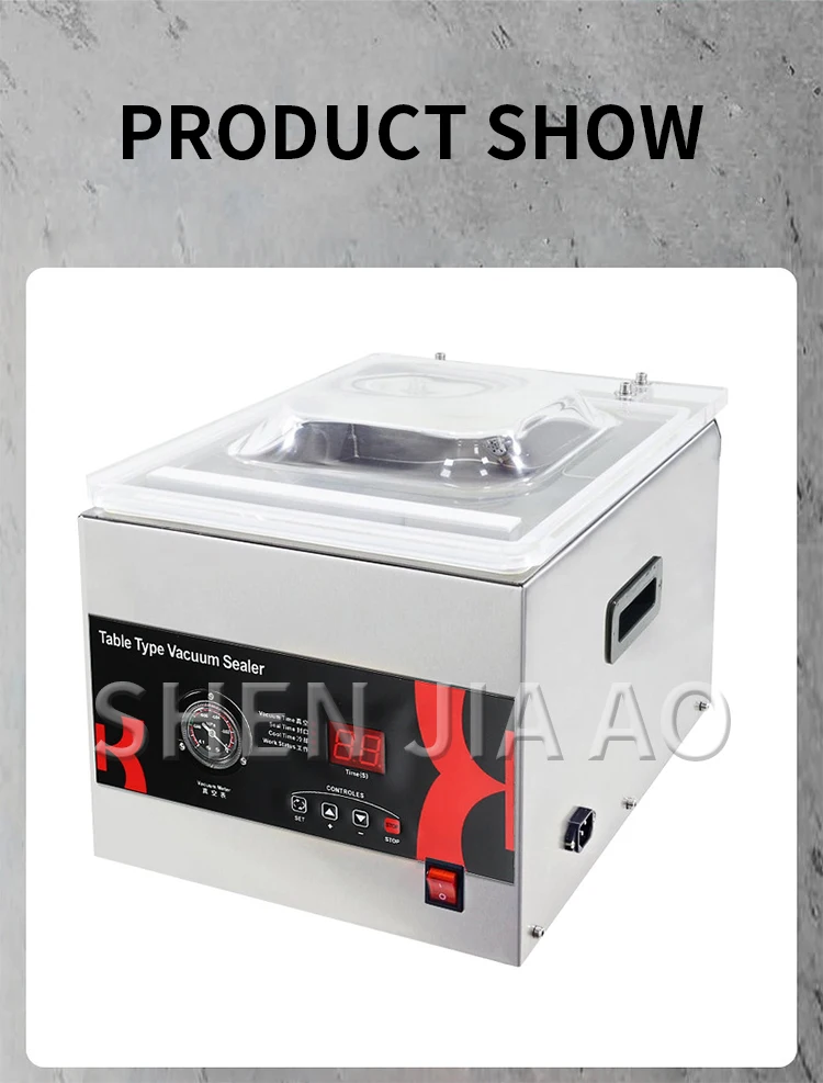 DZ-260C Industrial/Household Chamber Sealer Food Meat Fruit And Vegetable Vacuum