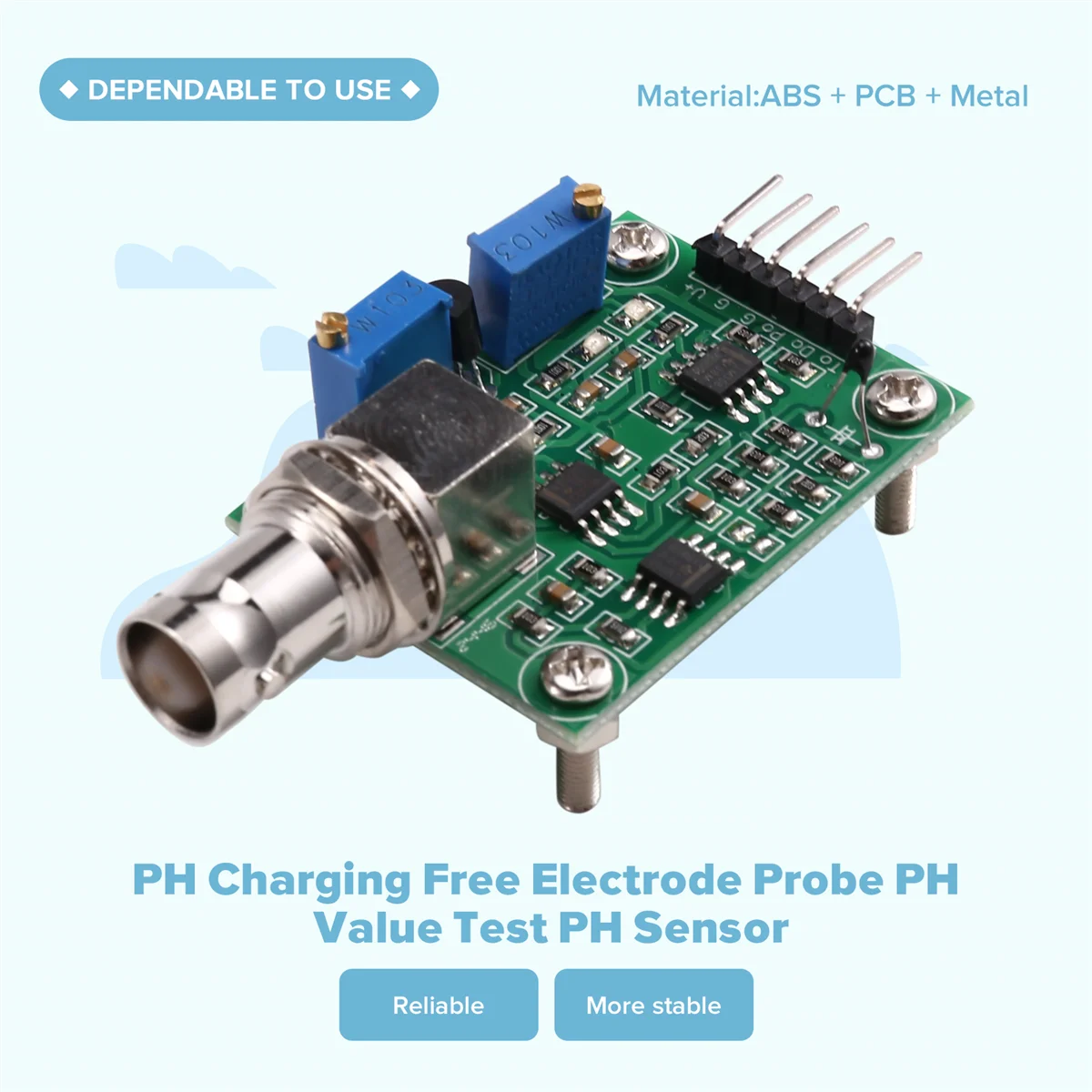【2025{Electronics】{PH 충전 무료 전극 프로브 PH 값 테스트 PH 센서 모니터링 모듈 PH0-14