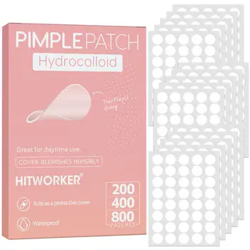 800/400/200 pieces/box of acne patches - non-alcoholic, used to absorb acne secretions, non irritating, essential for acne care