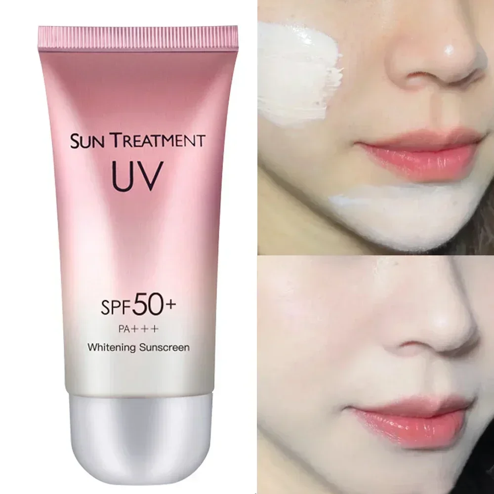 60ml Waterproof Facial Body Sunscreen Lasting Sun Cream Sunblock Skin Protective Cream Anti Sun Facial Protection Cream SPF50+