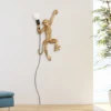 Retro Monkey Wall Light Creative Resin Wall Lamp Sitting Monkey /Hanging wall Shape Bedroom Study Home Decor Wall Table Lamp 2
