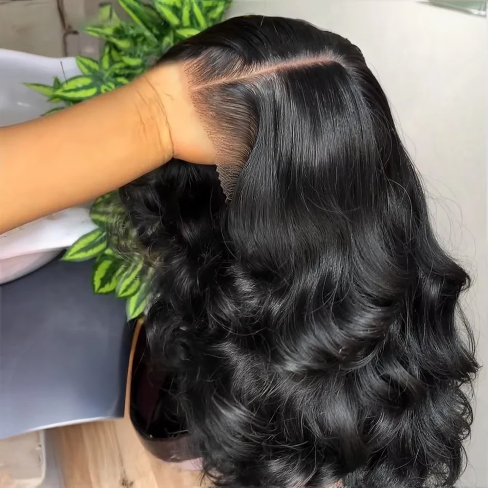 Perruque Bob Lace Frontal Wig naturelle Body Wave courte, 13×4, 13×6, Hd, sans colle, 7×5, prête à porter, pré-épilée, pour femmes