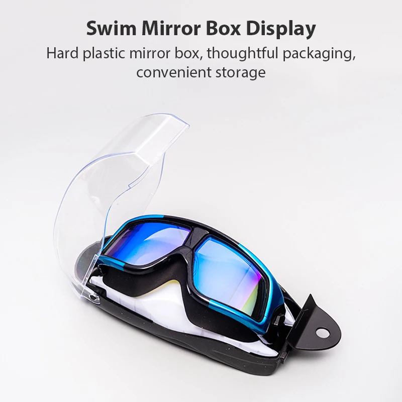Swimming Glasses Myopia Goggles Waterproof Anti-fog with Diopters Sport Adjustable Reading for Women and Men Set Acetate Goggles 2