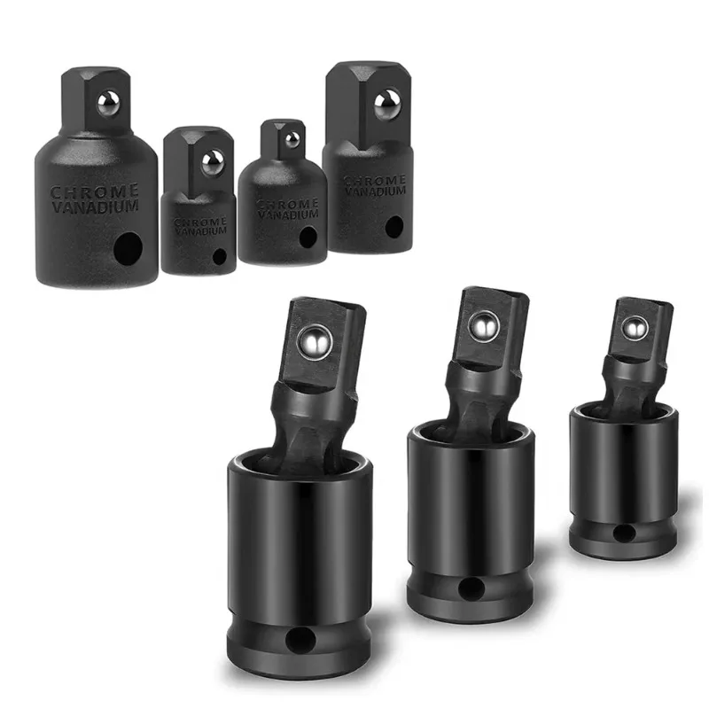 Impact Socket Adapter Reducer Set for Wrenches Drills Auto Impact Driver