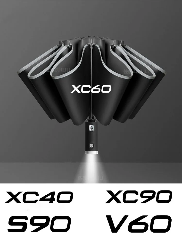 Car Automatic Folding car parasol Windproof Sunshade Umbrella For Volvo XC40 XC60 XC7 XC90 S60 S80 S90 C30 C70 T5 T6 T8 V40 V50 V60 V70 V90