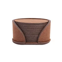 10pcs Round Felt Coaster Dining Table Protector Pad Heat Resistant Cup Mat Coffee Tea Hot Drink Mug Placemat Kitchen Accessories 4