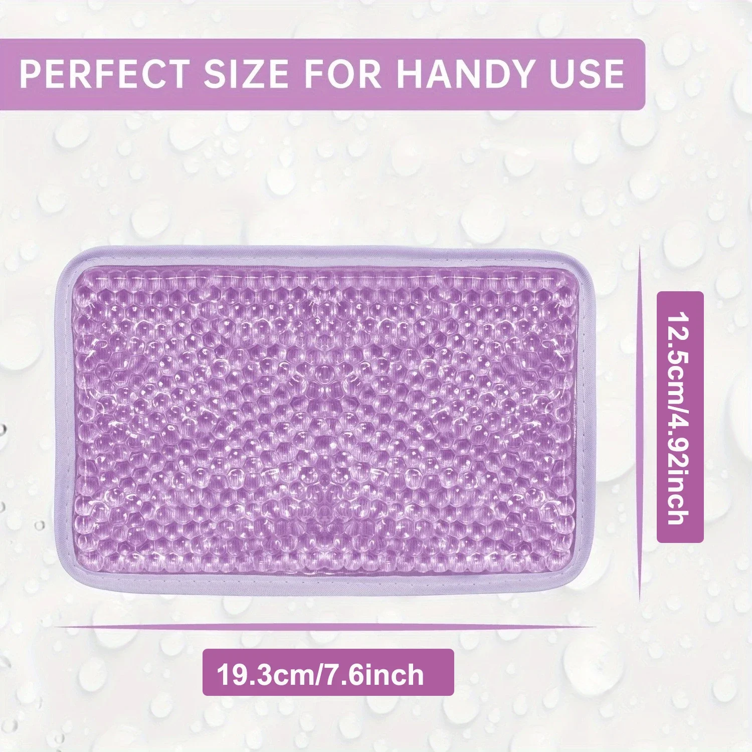 Reusable Flexible Hot and Cold Gel Ice Packs for Injuries Gel Cold Packs for Injuries Two Shapes Cold Compress & Heating Pad