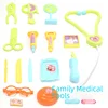 Children Doctor Men Girls Home Use Handheld Box Medicine Box Set Stethoscope Pain Relief Tool Interactive Parent-Child Game 3