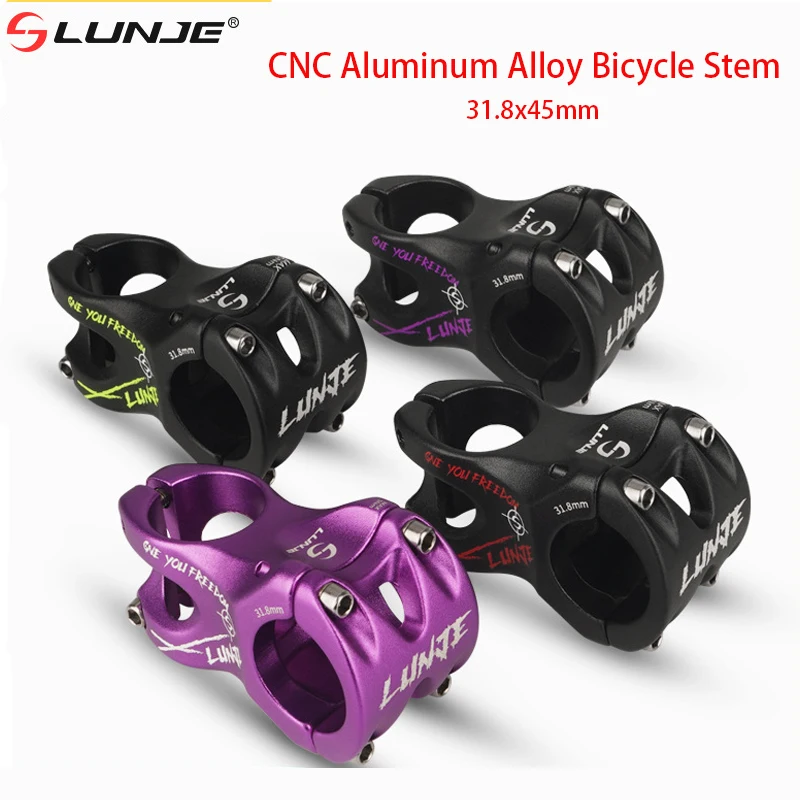 MTB Power Stem 31.8x45mm Bicycle Short Stem 3D Forged Aluminum Alloy Rod Bike Handlebar Table Stem Ultralight Cycling Parts