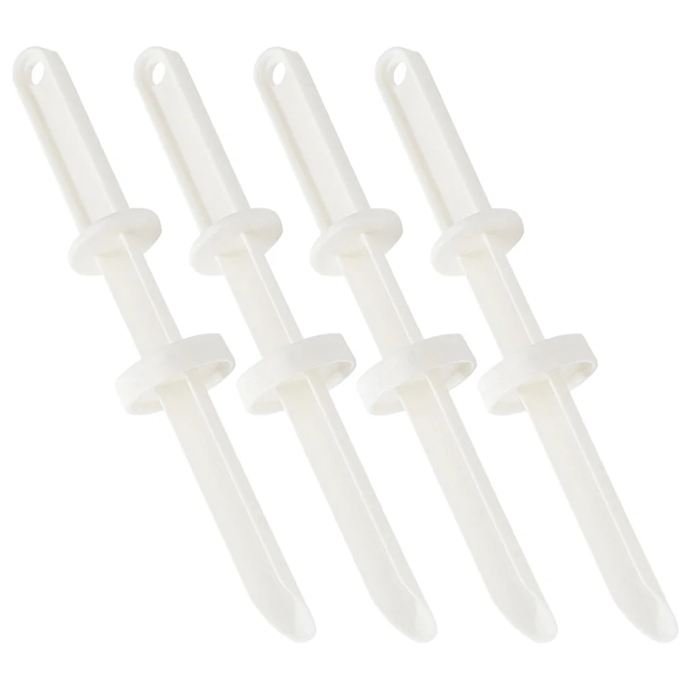 4 Pcs Meat Marinade Injector Kitchen Fish Intestine Corer Handheld Filling Barbecue
