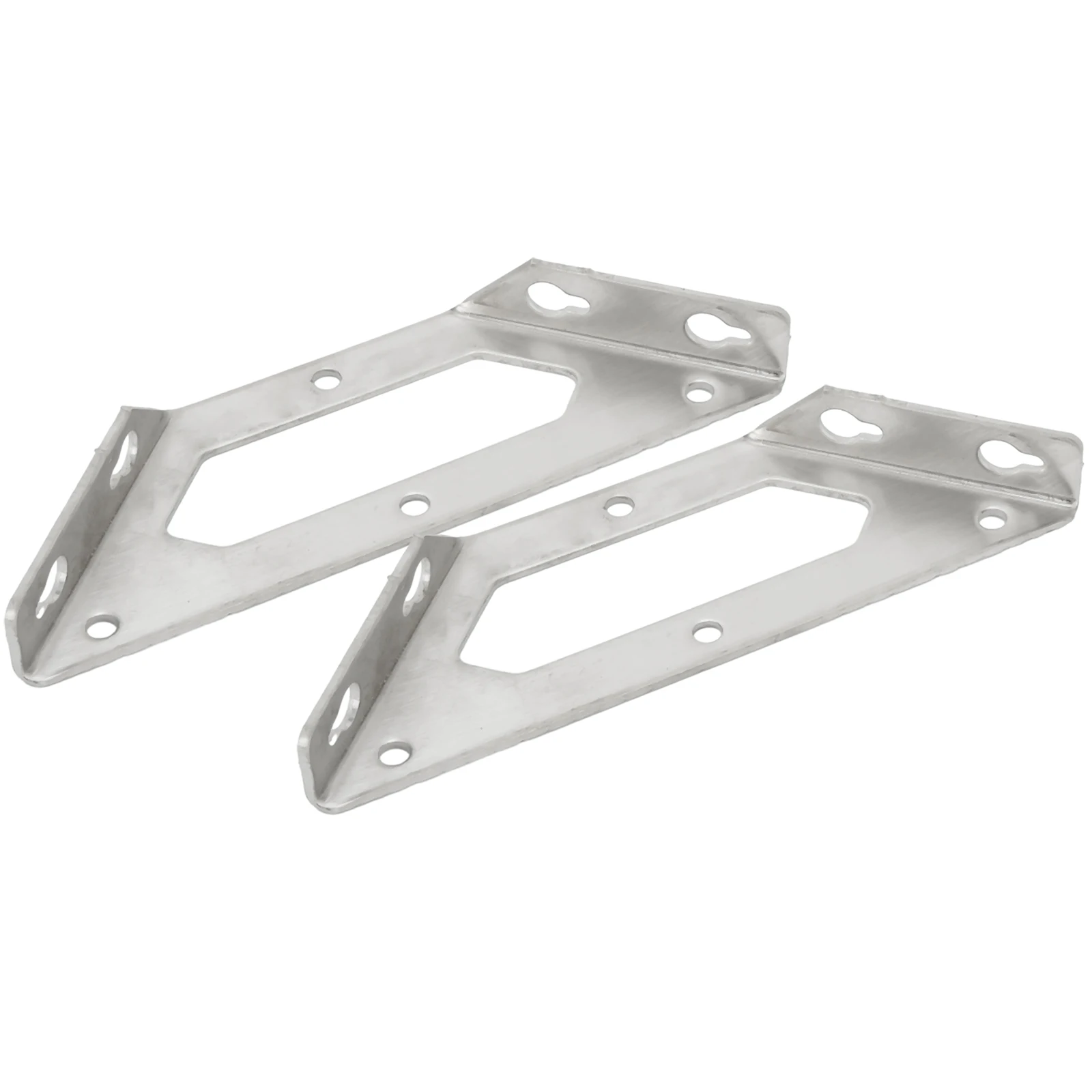 Stainless Steel Corner Brackets 2PCS Stainless Steel Solid Support Support Right Triangular Reinforcement Stainless Steel