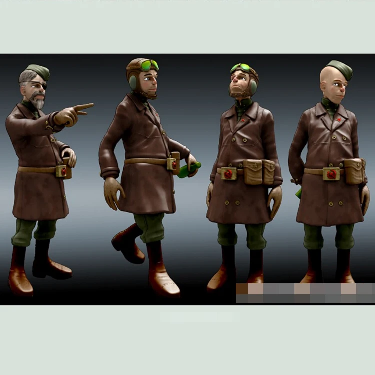 

Готовый к полету 1/35, модель солдата из смолы GK, военные темы, несобранный и Неокрашенный комплект