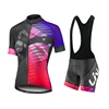 LIV Summer Cycling Jersey Bib Shorts Set Women 19D MTB Bicycle Short Sleeve Cycling Clothing Wear Maillot Conjunto Ropa Ciclismo 3
