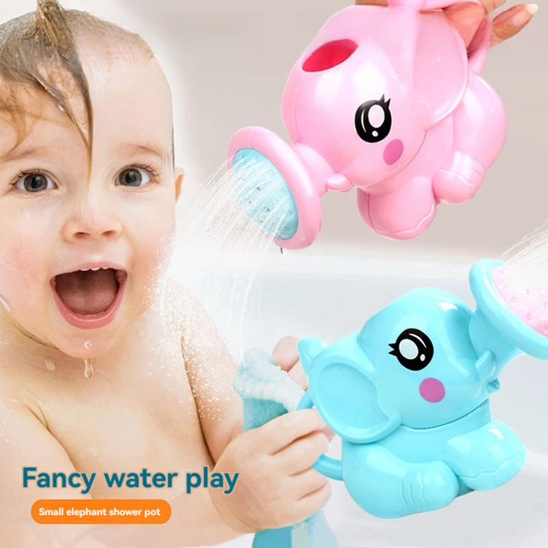 Bath Toy Plastic Kettle Bath Shower Tool Baby Bathroom Toy Elephant Watering Pot for Children Summer Sprinkler bath toy,bath tool