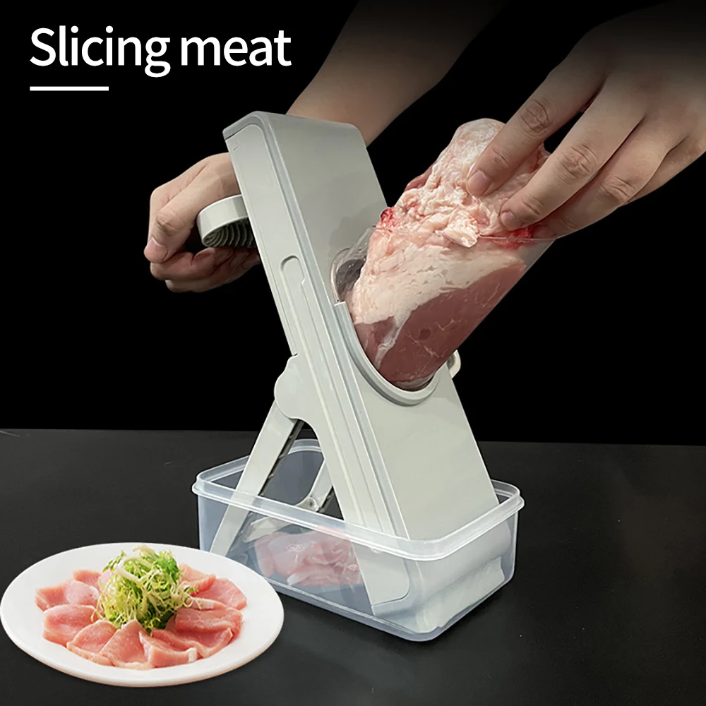 Vegetable Cutter Manual Vegetable Cutter Kitchen Meat Slicer Food Chopper Grater Meat Not Hurting Your Hands Kitchen Tool