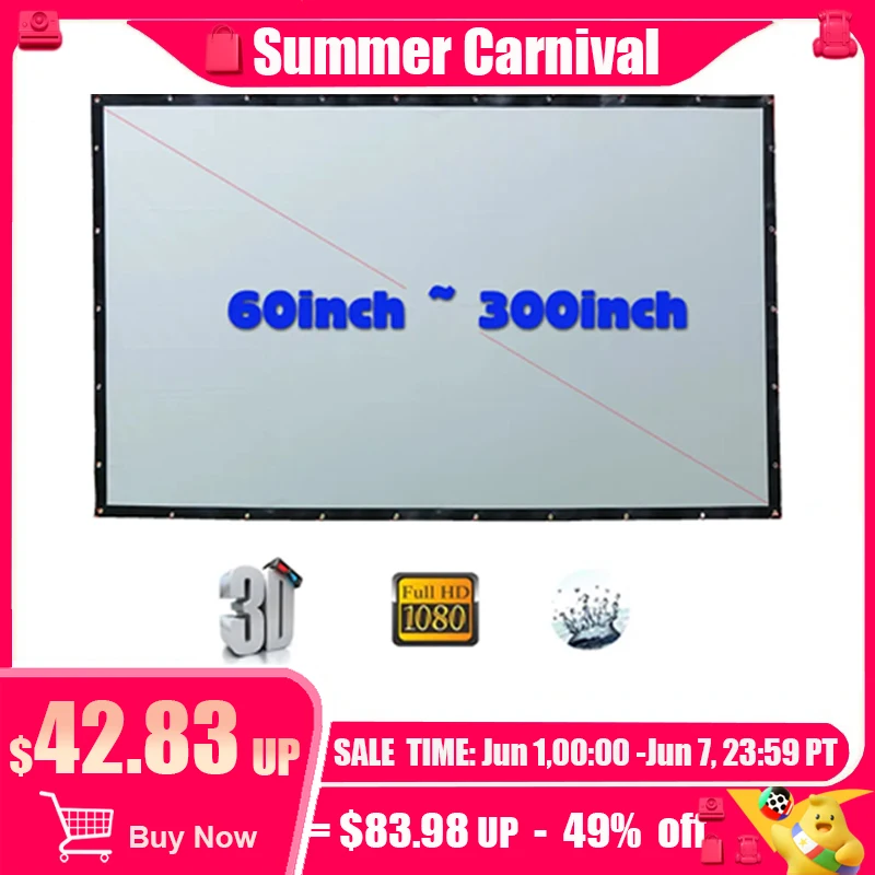 Yovanxer-HD-Rear-Projection-Screen-Special-Soft-PVC-for-Any-Projector ...