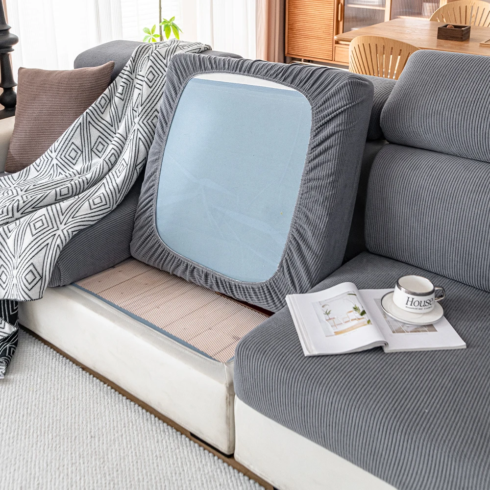 Jacquard Sofa Seat Cushion Cover 13