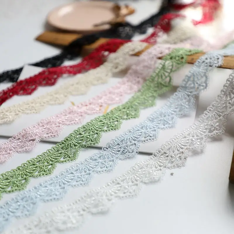 

2 ярда, белая полоя кружевная лента из полиэстера, лента для платья, аксессуары «сделай сам», лента для пэчворка, товары для шитья ручной работы, 2,5 см