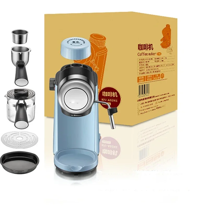 Coffee maker Small Semi-automatic Italian Type on The Spot Grinding Mini Milk Foaming Machine Integrated Intelligence 4