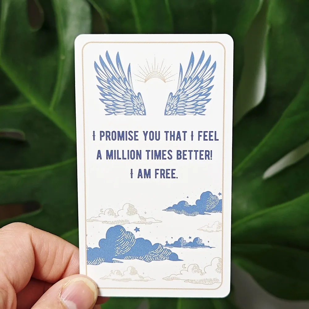 Messages From Heaven Oracle Cards 10.3*6cm  - 54 Pcs Cards with Guidance From Your Crossed Over Loved Ones for General Readings 5