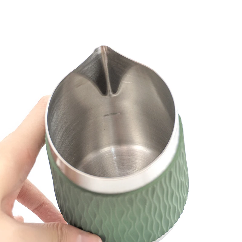 450ml milk pitcher espumador para la leche slant cup coffee accessories AIRFLOW and WPM co-branded