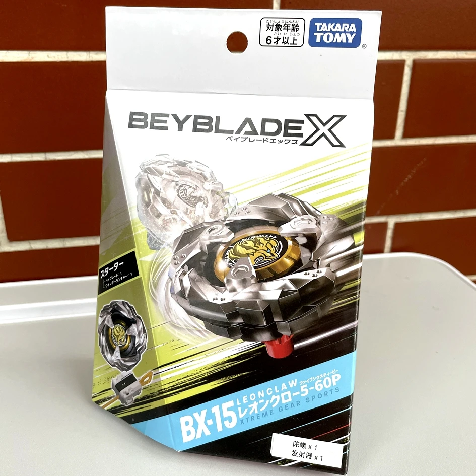 

Оригинальный TAKARA TOMY Beyblade BX15 X Starter Leon Claw 5-60P, новинка в наличии